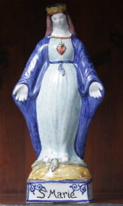 Vierge en faïence de Malicorne