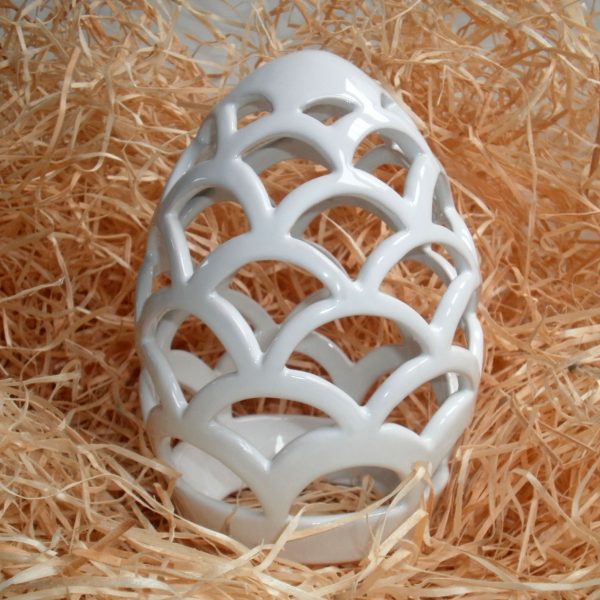 Œuf ajouré 2017 blanc