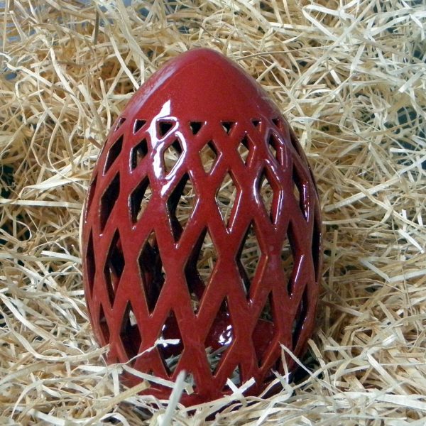 Œuf ajouré 2018 rouge