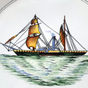 Assiette bateau Le Sirius