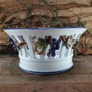 Coupe galerie raisins polychrome