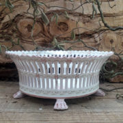 Corbeille ovale Empire sur pieds griffe Pompadour taille 2