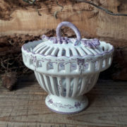 Bonbonnière ajourée Mauve Taille 1