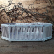 Jardinière octogonale ajourée Mauve Taille 2