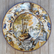 Plat d'apparat décor Castelli