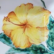 Vide-poche carré Hibiscus