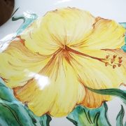 Vase grand champs Hibiscus