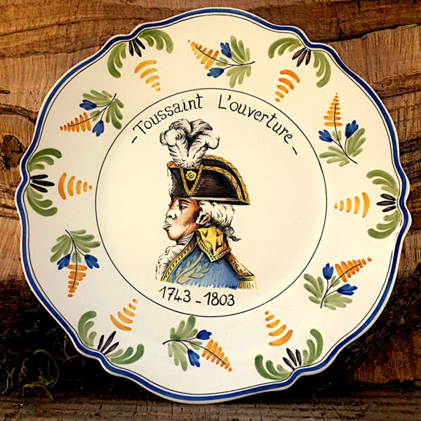 Assiette Révolution Toussaint Louverture