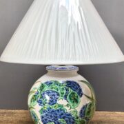 Pied de lampe boule Hortensias
