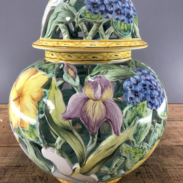 Pied de lampe Flore brûle-parfum