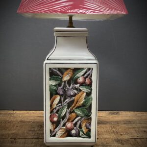 Pied de lampe carré ajouré Tournesols