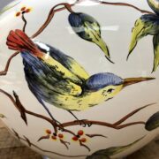 Pied de lampe brûle-parfum Oiseaux de Bordeaux