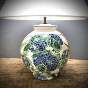 Pied de lampe boule Hortensias