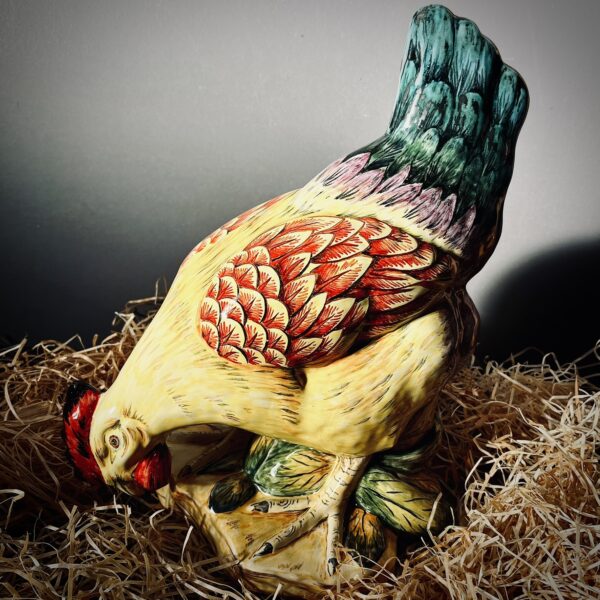 Poule polychrome