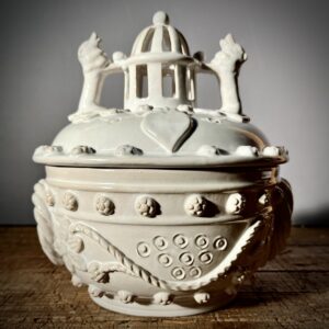 Soupière brûle-parfum collection "vieille France"