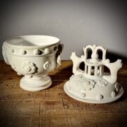 Soupière sur pied brûle-parfum collection "vieille France"