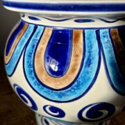 Vase boule sur pied Art Déco