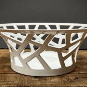 Corbeille Pégase blanche grand modèle