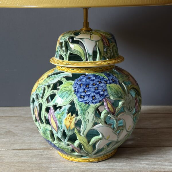 Pied de lampe brûle-parfum Flore