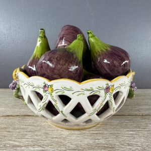 Corbeille boule ajourée Carreaux Provence Taille 2