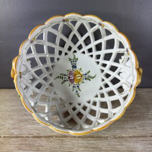 Corbeille boule ajourée Carreaux Provence Taille 3