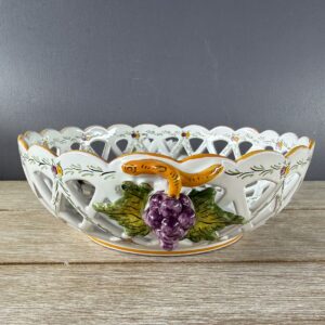Corbeille boule ajourée carreaux Provence Taille 4