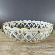 Corbeille boule ajourée carreaux Provence Taille 5