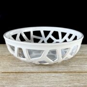 Corbeille boule Pégase blanche
