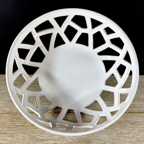 Corbeille boule Pégase blanche