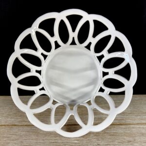 Corbeille blanche ajourage Virginie