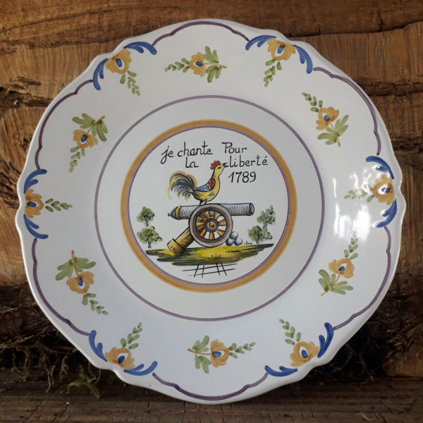 Assiette Révolution n°3
