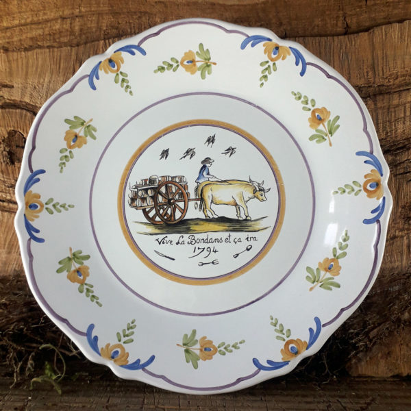 Assiette Révolution n°2