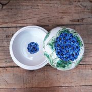 Bonbonnière ronde Hortensias