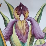 Vide-poche carré Iris