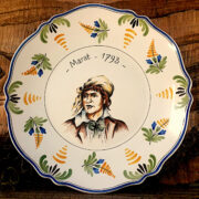 Assiette Révolution Marat
