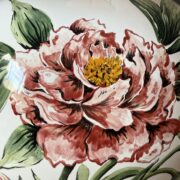 Pied de lampe boule Pivoines