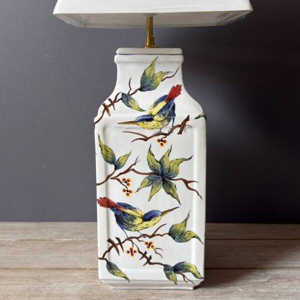 Lampe pied carré Oiseaux de Bordeaux