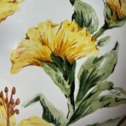 Lampe boule hibiscus