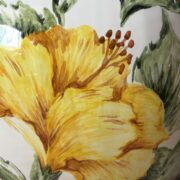 Lampe boule hibiscus